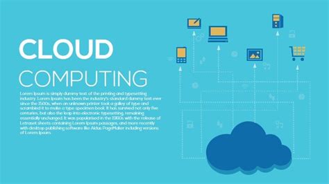 Metaphor Cloud Computing PowerPoint Template & Keynote Slide