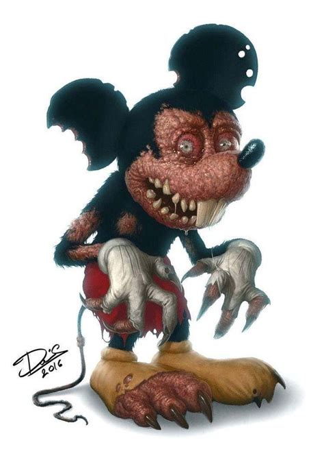 This Artist Turns Your Favorite Childhood Characters Into Horrible Monsters | Childhood ...