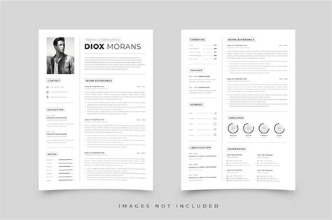 Premium Vector | Resume template