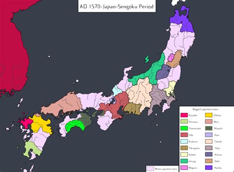 JAPAN 1570 AD-SENGOKU PERIOD. BDW PLS FOLLOW IN IG @mapamundus : r/MapPorn