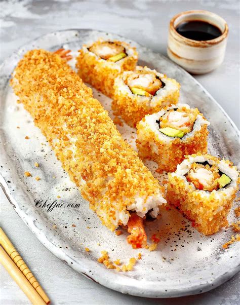 Crunchy Roll Sushi Recipe (California Roll) - Chefjar