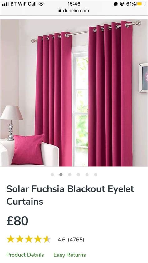 Dunelm Curtains in CR8 Croydon for £25.00 for sale | Shpock