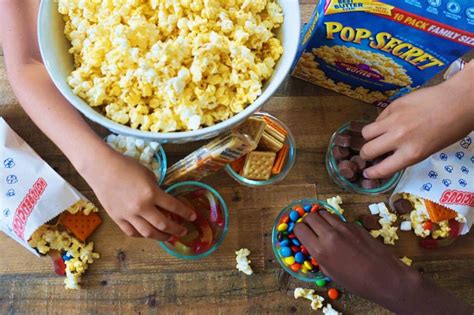 Simple DIY Movie Night Popcorn Station | Global Munchkins