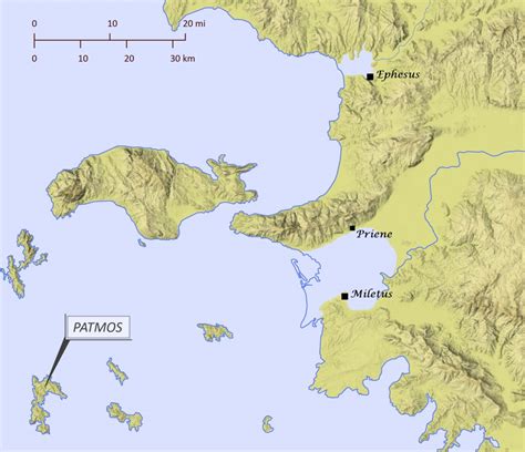 Ephesus, Miletus, and Patmos – Bible Mapper Atlas