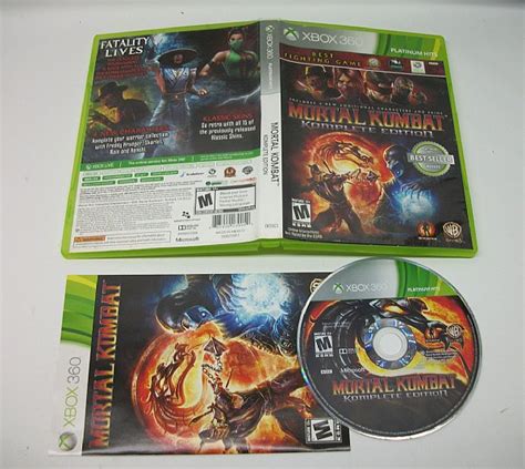 Mortal Kombat Komplete Edition, Xbox 360 game used {Platinum Hits}