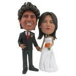 Personalized Wedding Cake Topper - Cake Topper Of A Couple Holding Hands on Luulla