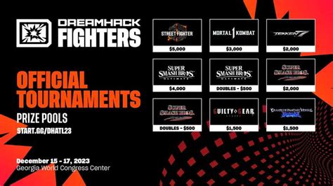 DreamHack Atlanta's 2023 Full Schedule Revealed | DashFight