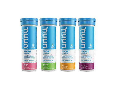 Nuun Sport: Electrolyte Drink Tablets, Citrus Berry Mixed Box, 4 Tubes (40 Servings)- Buy Online ...