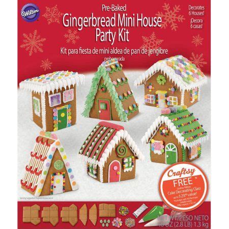 Gingerbread house jack: Mini Gingerbread House Kit Walmart