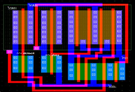 CMOS design layout of XOR phase detector | Download Scientific Diagram