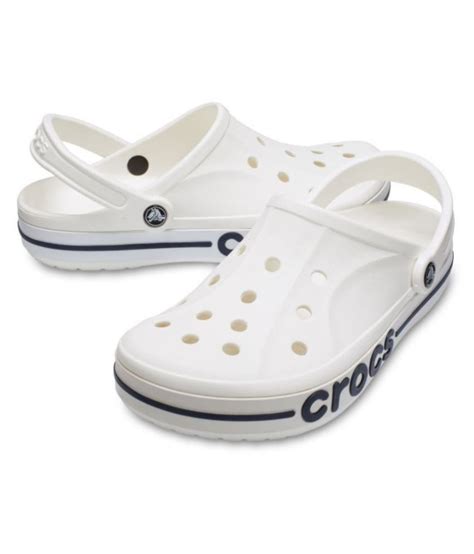 Crocs White Croslite Floater Sandals - Buy Crocs White Croslite Floater ...