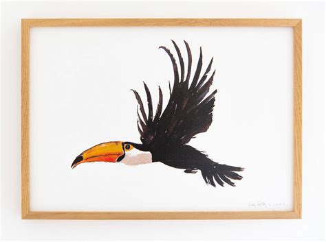 Toucan In Flight By LibbybyDesign