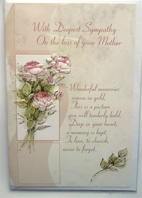 Signing A Sympathy Card For Loss Of Mother - qcardg