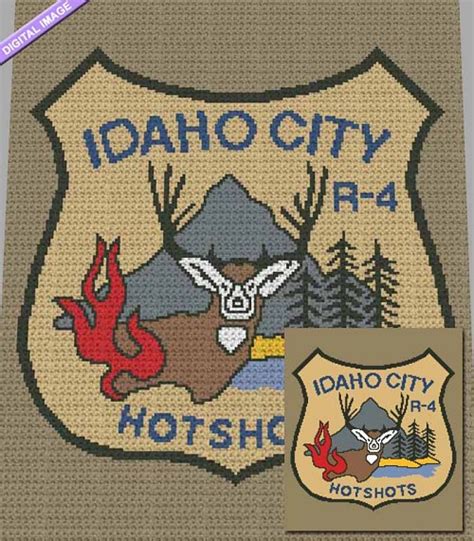 Idaho Hotshots Crochet Pattern-CGSY-106734