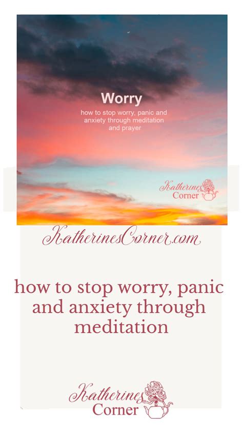 Worry – Katherines Corner