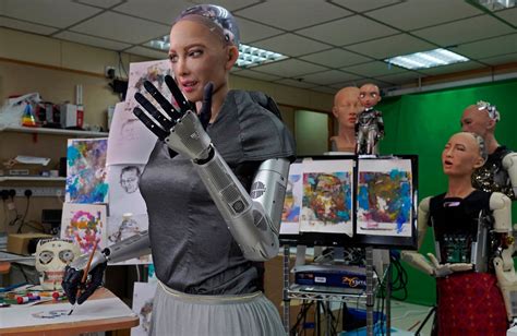 Sophia the robot artist sells work for 688,000 dollars | The National