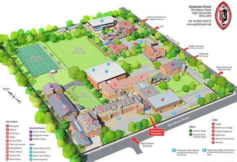 School Map | Godstowe Preparatory School