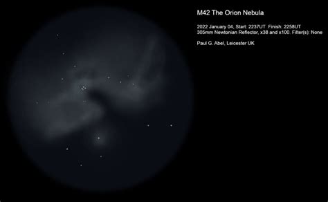 The Orion Nebula - Sketching - Cloudy Nights