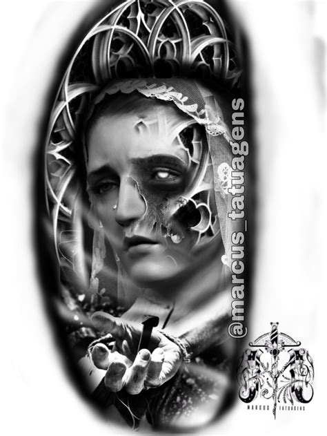 #fronhell tattoo #tattostyle #artdigital #inkedmag #tattooinspiration #religious Cover Up ...