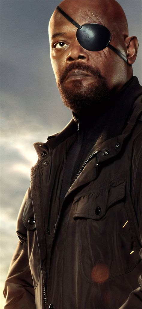 1125x2436 Samuel L Jackson As Nick Fury In Spider Man Far From Home ...