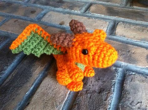 PATTERN-Baby Dragon-Crochet | Etsy