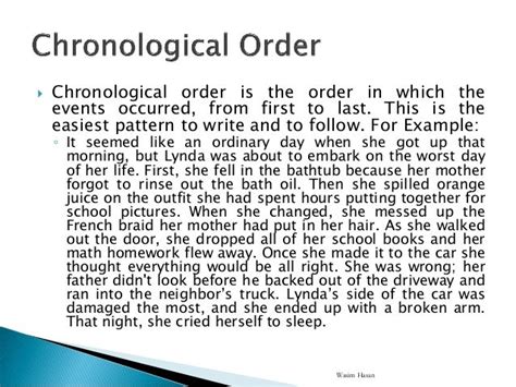 4. patterns of organization