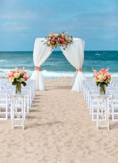 Great Ideas of Beach Wedding Arches | Wedding beach ceremony, Beach wedding arch, Beach wedding ...