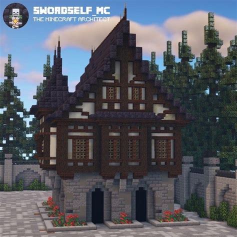 Medieval mansion inspired by German half-timbered architecture ...