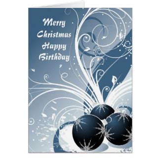 Christmas Birthday Cards - Greeting & Photo Cards | Zazzle