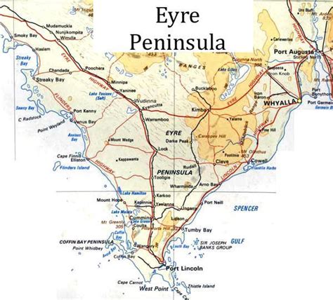 Awesome Map Of Eyre Peninsula in the world Learn more here!