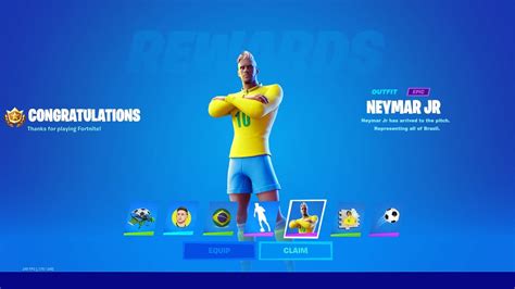 UNLOCKING Neymar Jr Skin in Fortnite - YouTube