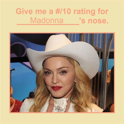 Rate Madonna's Nose by AlecBorden1014 on DeviantArt