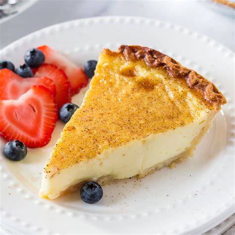 Egg Custard Pie - Platter Talk