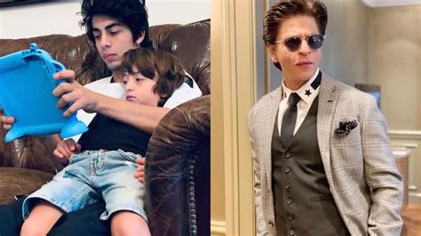 Shah Rukh Khan reacts to sons Aryan Khan and AbRam’s adorable photo ...