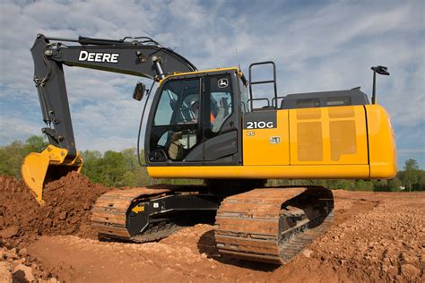 Download John Deere 210G LC Vehicle Excavator HD Wallpaper