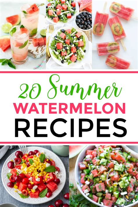 20 Refreshing Watermelon Recipes To Try - THE SWEETEST DIGS