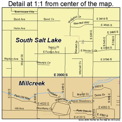 Millcreek Utah Street Map 4950150