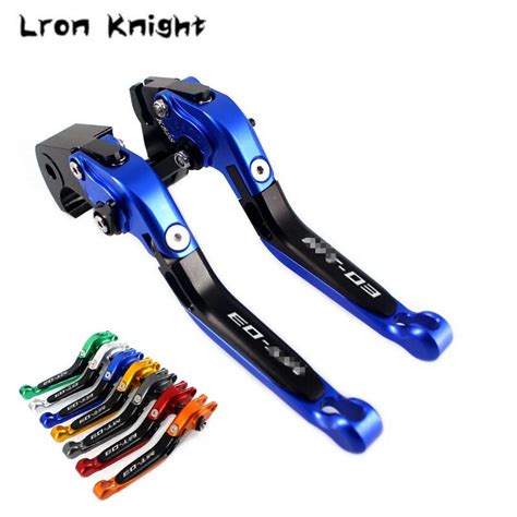 For YAMAHA MT 03 MT 03 MT03 2015 2016 2017 2018 Motorcycle Accessories Folding Extendable Brake ...