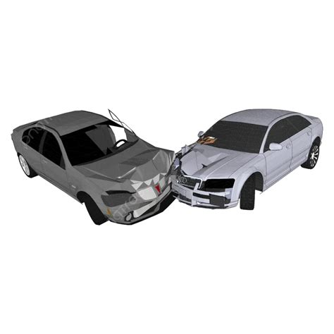 Modern Car Crash Vector, Car, Crash, Accident PNG and Vector with Transparent Background for ...