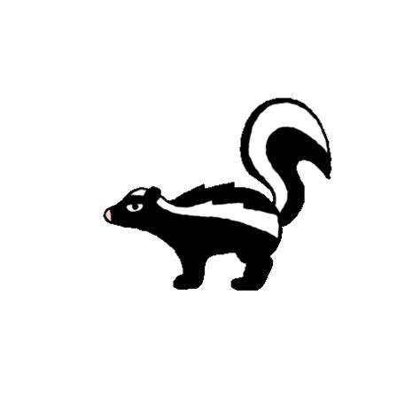 Stink Skunk Sticker by Jasper Van Gestel for iOS & Android | GIPHY