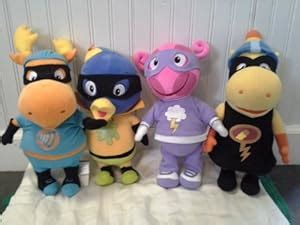 Amazon.com: Backyardigans Super Hero Plushes (Set of 4: Tasha, Uniqua ...