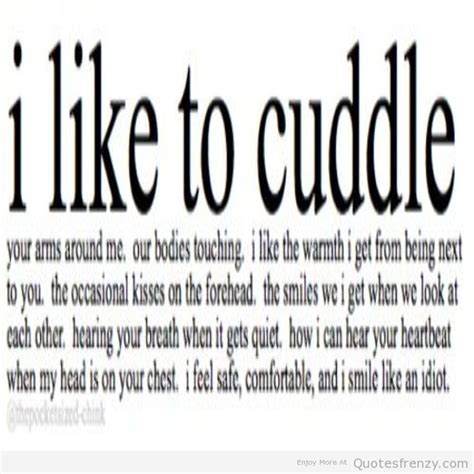 Cuddling Quotes And Sayings. QuotesGram