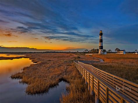 North Carolina Bodie island lighthouse 2017 Bing Wallpaper Preview | 10wallpaper.com