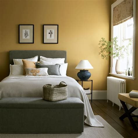 Matt Emulsion 2.5L Paint, Saffron | Neptune | Yellow bedroom decor, Yellow bedroom walls ...