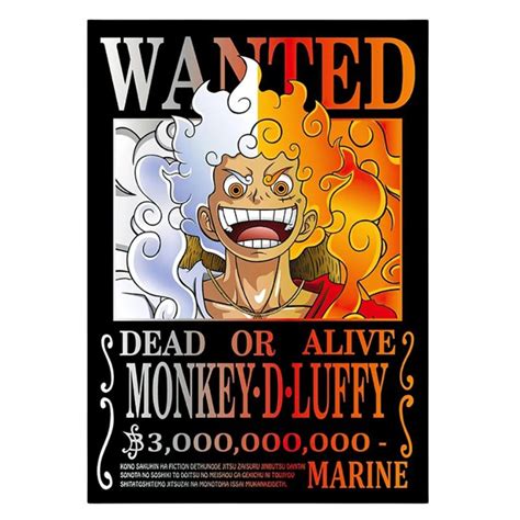 One Piece Wanted Poster Luffy