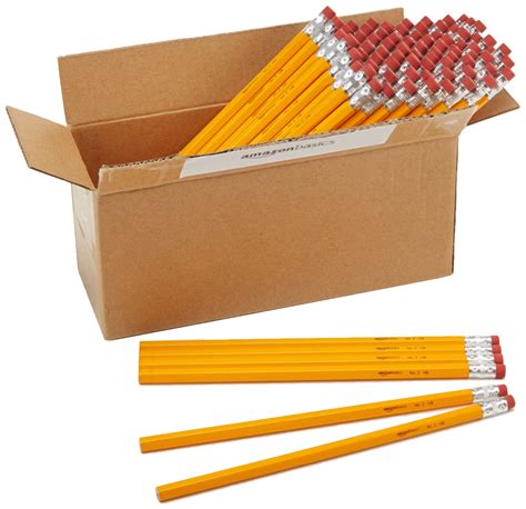 Amazon Basics Wood-cased Bulk Pencils - #2 HB Pencil - Box of 96- Buy Online in Kenya at ...