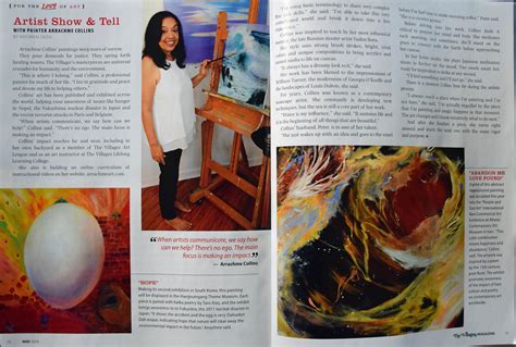 Article in The Villages Magazine | Arrachme Art