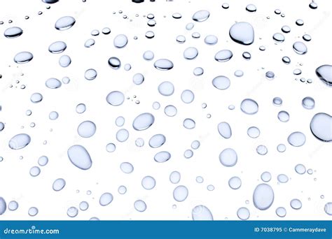 Water Drops White Background Stock Image - Image of raindrops, fresh: 7038795