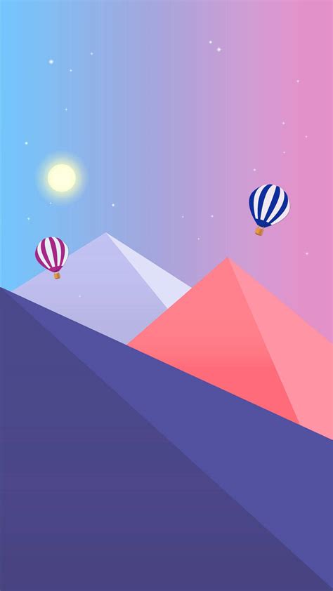 Download Mountains Minimalist Iphone Wallpaper | Wallpapers.com