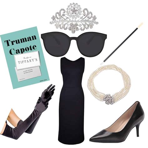 Audrey Hepburn Breakfast at Tiffany's Costume (Black Dress)